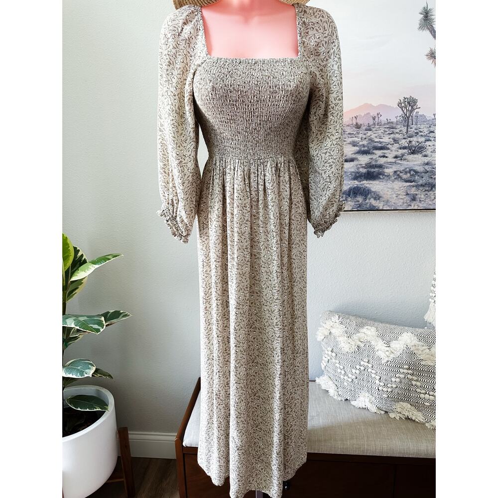 Rylee + Cru Gathering Wildflowers & Cottage Dreams Floral Milkmaid Maxi Dress - Picture 3 of 8